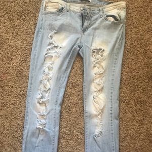 Kan Can distressed skinny Jeans